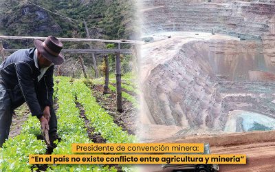 Presidente de convención minera: “En el país no existe conflicto entre agricultura y minería”